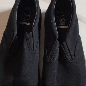 NOBO Men's Black Canvas Slip-On Casual Shoes Memory Foam Round Toe US‎ 9.5